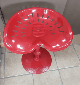 Red Tractor Seat